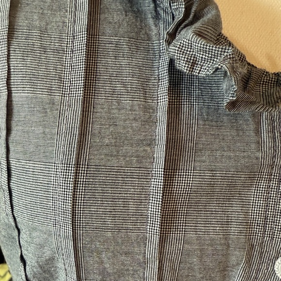 Merona Slate Ruffle Button-Up Blouse - Picture 4 of 8